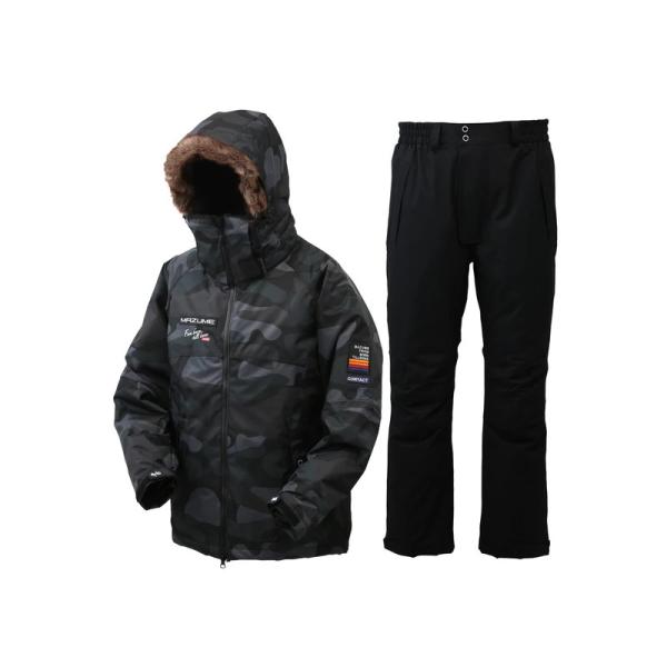 オレンジブルー 防寒服アウター MZFW-870 mazume コンタクト オールウエザースーツ グリーンカモ L オレンジブルー MZFW-870 mazume コンタクトオールウェザースーツ L