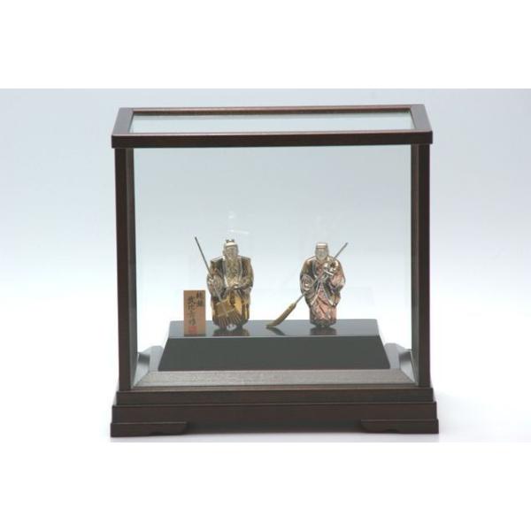 大阪長生堂 純銀 銀製 置物 高砂2号 背景なし 結納品の一品に！結婚