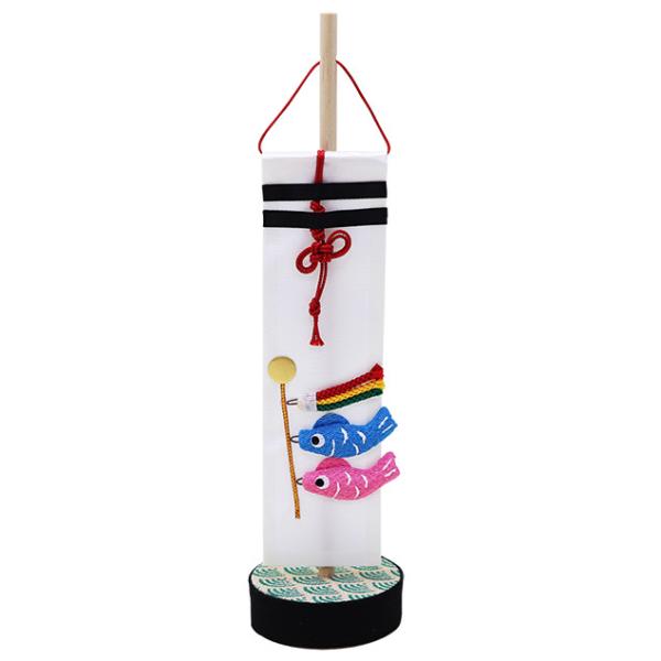 全体サイズ：全体（横幅6×奥行6×高さ22.5cm）素材：レーヨンちりめん・レーヨンセット内容：鯉のぼり のぼり旗・箱入り生産国：日本注意事項：製作面での都合上、生地の柄がお写真と異なる場合がございますがご了承ください。
