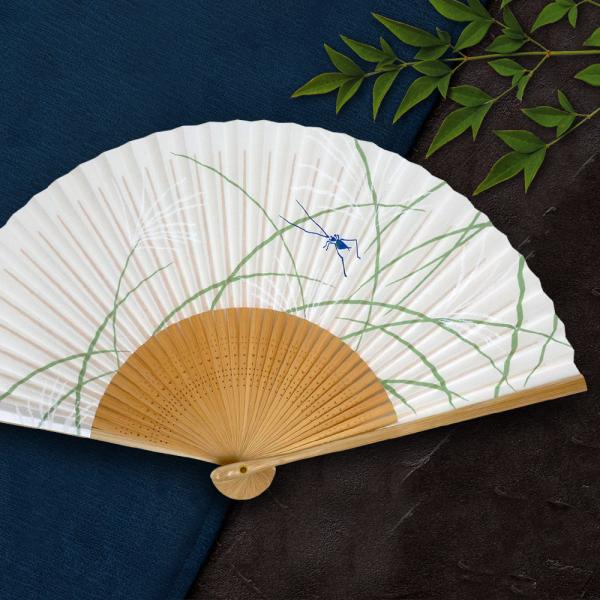 扇子 男性用 紙せんす 芒虫 メール便限定 送料無料 紙箱サービス 名入れ 可能 のし紙 毛筆 代筆 無料 紳士 父の日 敬老の日 贈答用 粗品 海外土産 .扇子.