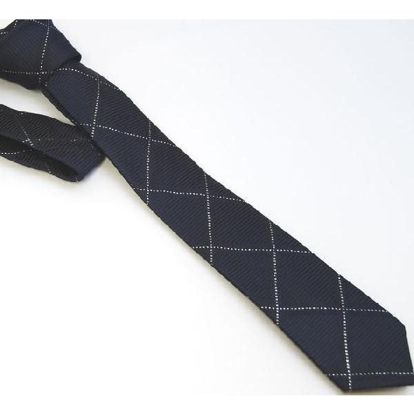 ネクタイ ナロータイ 紺 格子 ラメ入り モードなお兄系 サロン系 結婚式 披露宴 Sn1210 5 18 0 Style Cravat ヤフー店 通販 Yahoo ショッピング