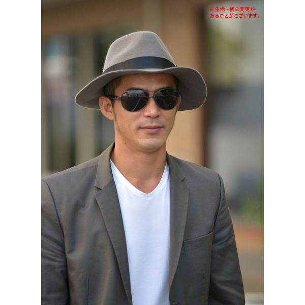 フェルトハット メンズ 帽子 メンズ 中折れ ハット サイズ 調整可能 フェルトフェドラ ハット メンズ 帽子 つば広 秋新作 帽子 Sagaretxe Net