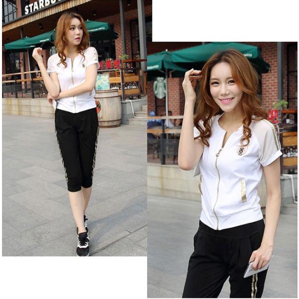 上下セットアップ B系 スポーツウエア レディース 上下セット 部屋着 ジム 半袖 セットアップ レディース 半袖ジャージ 半パン Buyee Buyee Japanese Proxy Service Buy From Japan Bot Online