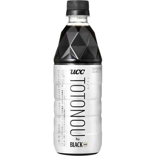 機能性表示食品 TOTONOU by BLACK無糖 500ml×24本 BMIが高めの方の安静時のエネルギー消費向上をサポート