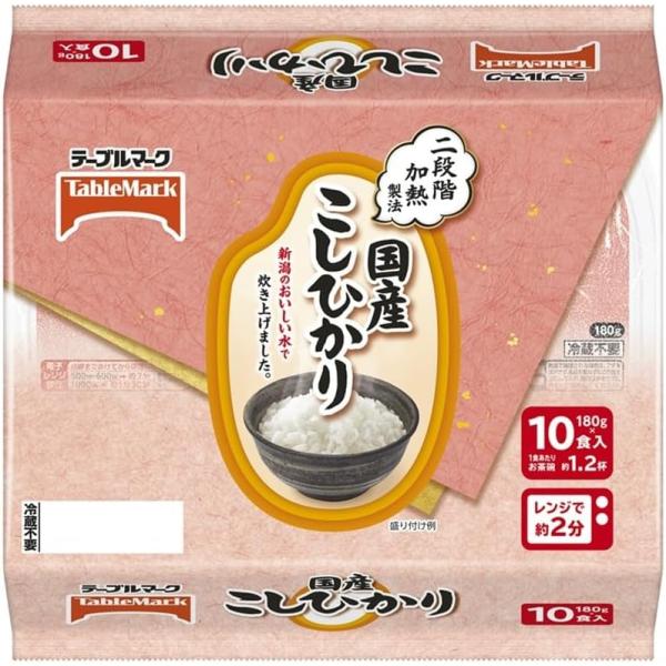 原材料・成分 うるち米(国内産)、酸味料 商品紹介 米どころ魚沼の自然に育まれた水でふっくら炊きあげました。大容量の10食入。 レンジでチンするだけでたきたてのおいしさ お米だけでなく水にもこだわって炊き上げています