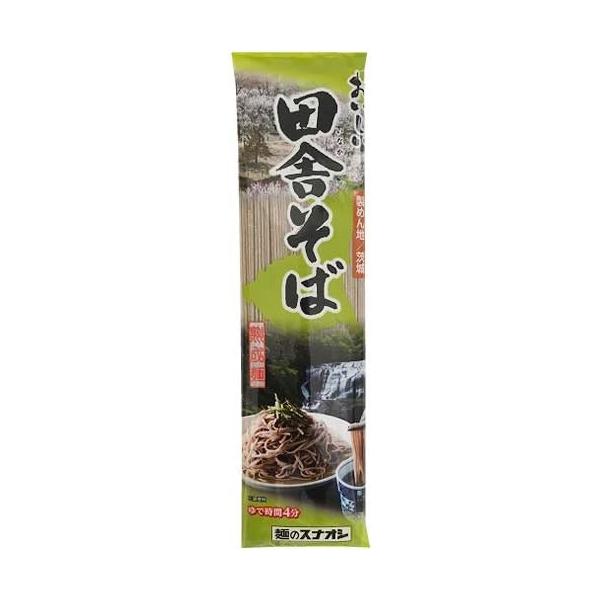麺のスナオシ おいしい田舎そば 200g ×20個