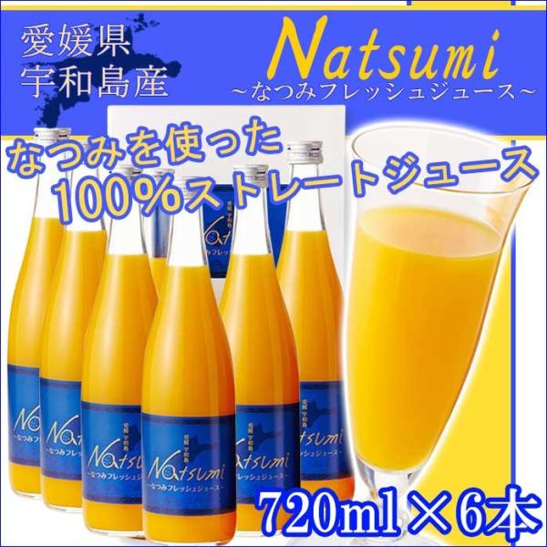 オレンジジュース 南津海 なつみ ギフト 720ml×6本 果汁100％ 愛媛県産