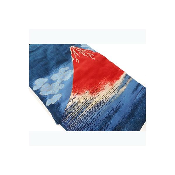 ふるさと納税 南木曽町 【なぎそねこ】　　　一枚物紳士用一着(赤富士)