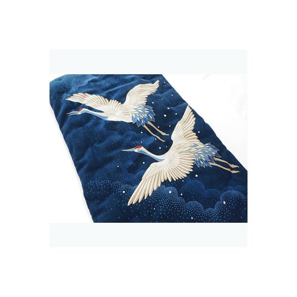 ふるさと納税 南木曽町 【なぎそねこ】　　　一枚物紳士用一着(鶴)