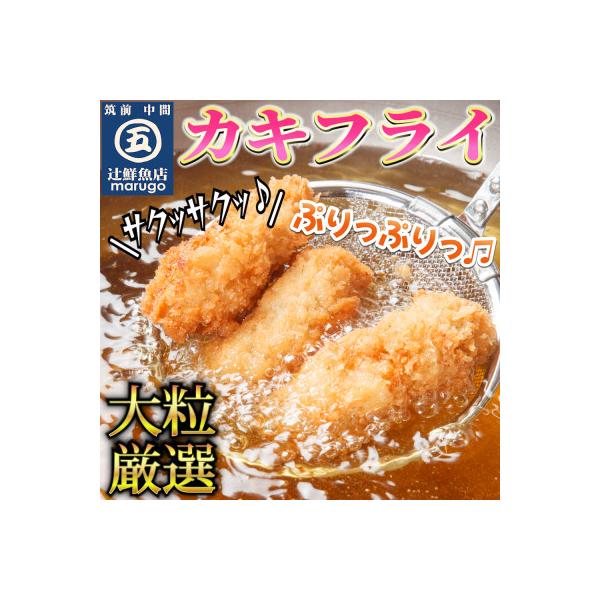 ふるさと納税 中間市 サクサクッ!　国産大ぶりカキフライ　80個(約2kg)
