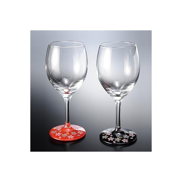 ふるさと納税 海南市 紀州漆器 ぬりもん de Verre ワイングラス 蒔絵