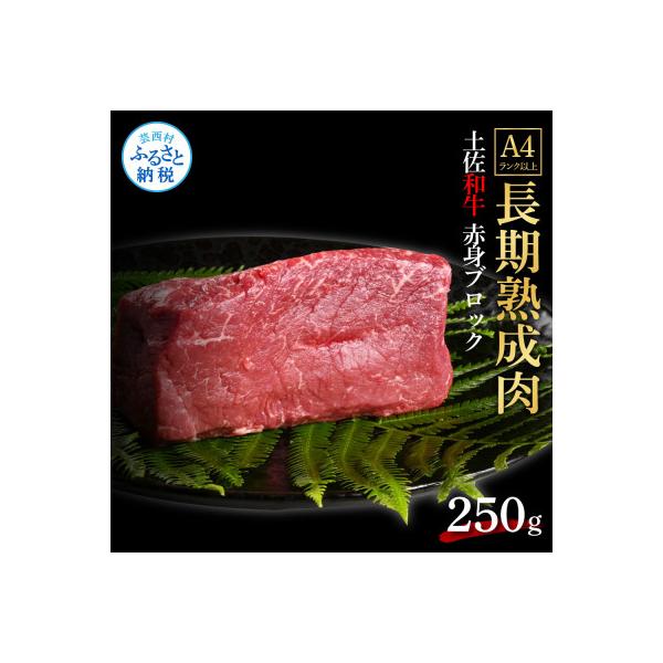 ふるさと納税 芸西村 エイジング工法 熟成肉 土佐和牛 特選赤身