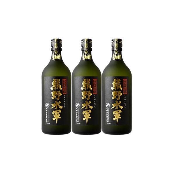 ふるさと納税 上富田町 本格米焼酎 熊野水軍 720ml 【3本セット】/尾崎