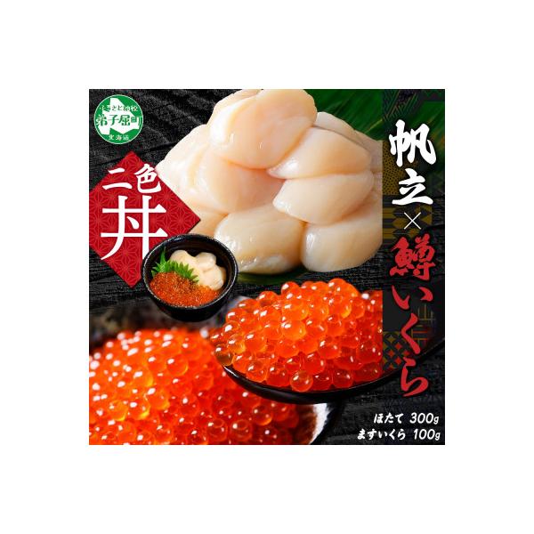 ふるさと納税 弟子屈町 ウニ 100g 鱒いくら醤油漬け 100g ホタテ 100g 海鮮丼 北海道 弟子屈 3627
