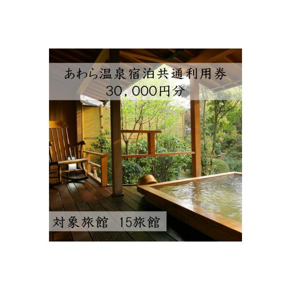 ふるさと納税 あわら市 あわら温泉宿泊共通利用券30,000円分