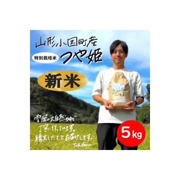 ふるさと納税 小国町 令和8年産新米先行予約 山形県小国町産 特別栽培米つや姫 精米5kg 東部開発