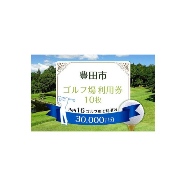 ふるさと納税 豊田市 豊田市ゴルフ場利用券10枚(市内16ゴルフ場利用可)
