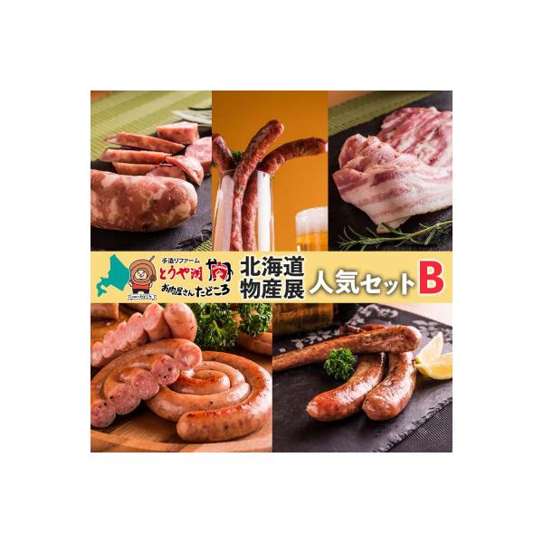 ふるさと納税 洞爺湖町 北海道洞爺湖町 お肉屋さんたどころ 北海道物産展人気セットB ソーセージ