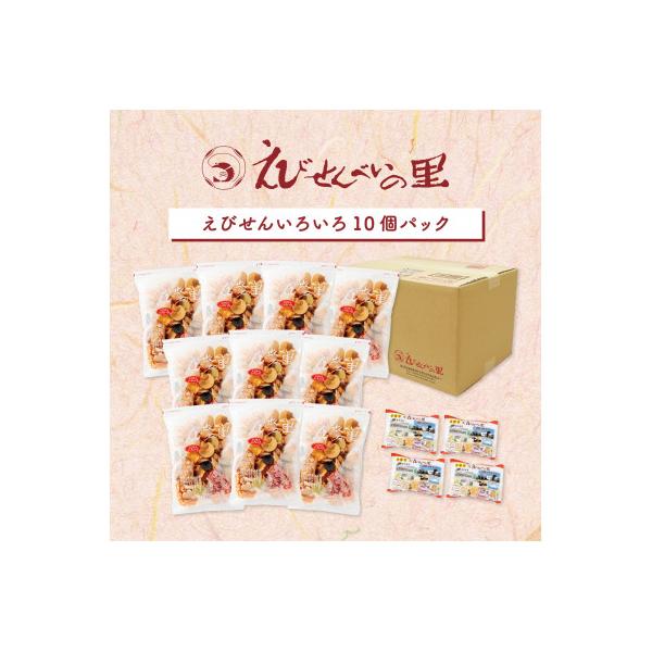 ふるさと納税 美浜町 えびせんいろいろ10個パック