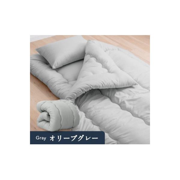 ふるさと納税 柳川市 防ダニ抗菌 掛け布団 ダブルロング (オリーブ