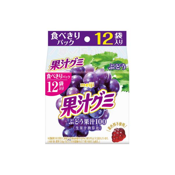 ふるさと納税 藤枝市 明治 果汁グミ スマートパック ぶどう 12袋×5