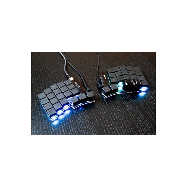 ふるさと納税 飛騨市 トラックボール付き40%左右分割キーボードキット