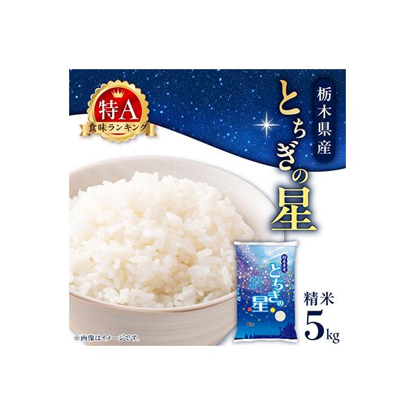 ふるさと納税 さくら市 【令和7年産】 特A とちぎの星 精米 5kg 栃木県