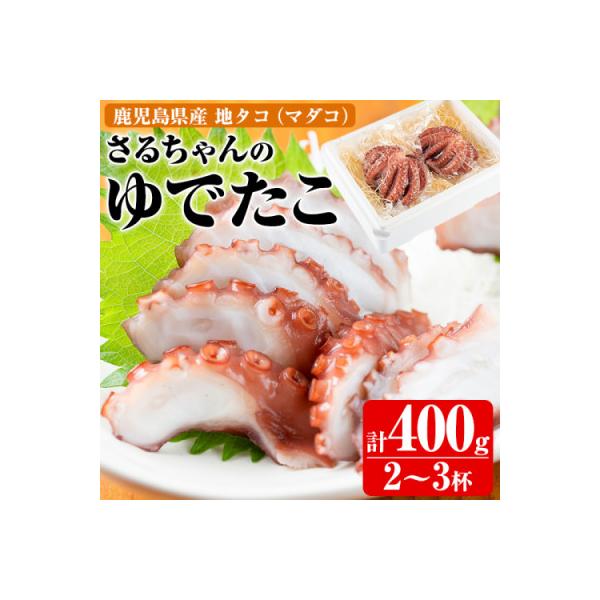 ふるさと納税 阿久根市 鹿児島県産地 たこのゆでたこ 計400g(2〜3杯