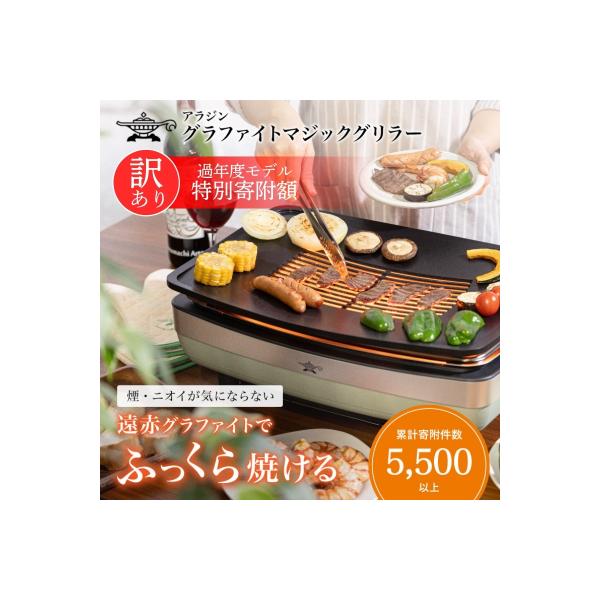 ふるさと納税 加西市 アラジン 訳あり グリーン 緑 グラファイトマジックグリラー Plus  [No5698-0696]