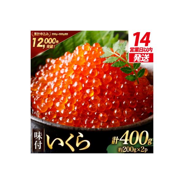 ふるさと納税 気仙沼市 【14日以内発送】鱒 いくら 400g(200g×2p) 20564994