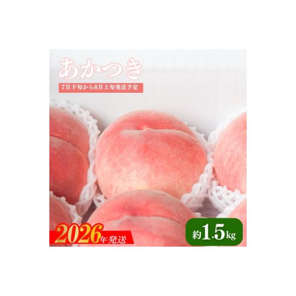 ■お礼品詳細　・事業者：佐藤果樹園_中野　・内容量：約1.5kg(4〜6玉)　・賞味期限：発送日+4日程度※生もの(果物)ですので、できるだけお早めにお召し上がり下さい。　・配送方法：通常便　・アレルギー：もも■お申し込み・配送・その他　・...