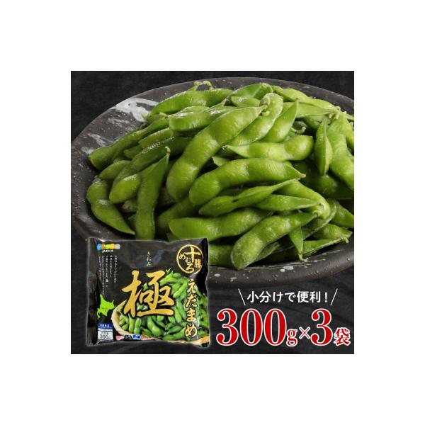 ふるさと納税 芽室町 北海道十勝芽室町 えだまめ「極」 300g × 3袋 me003-087b