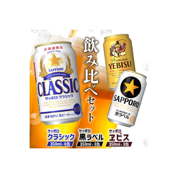 ふるさと納税 恵庭市 【サッポロビール3種セット】サッポロクラシック6