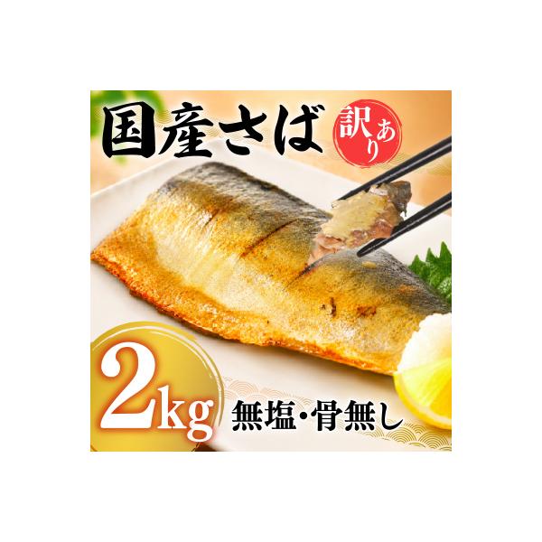 ふるさと納税 下関市 【7営業日以内発送】訳あり さばフィーレ 無塩 骨取り 2kg NV003