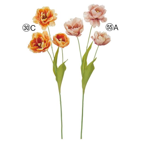 造花 とりよせ品 チューリップ×3 チューリップ 鬱金香 うっこんこう tulip 父の日 母の日 インテリア インテリアフラワー 花材 アスカ ASCA アスカ商会