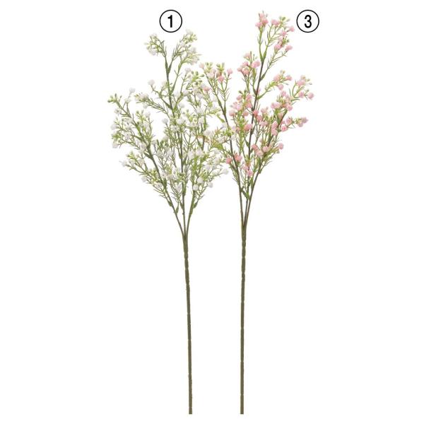 【商品仕様】(素材)※表記サイズの単位はcmです全長66　花径1　(ポリエチレン)【お伝えしたいこと】※商品名の×(数字)は商品1点に含まれる花やつぼみの輪数です。( asc2026 )( allp5 )( 15asoh ) ジプソフィラ ...