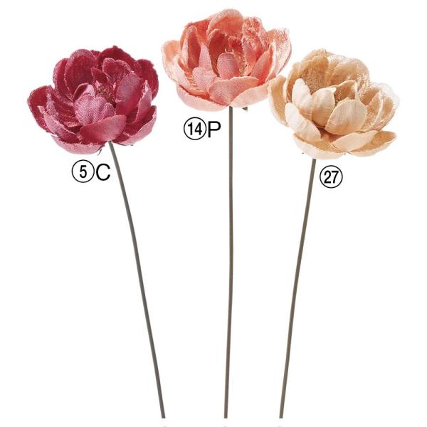 正月 造花 とりよせ品 ベルベットローズピック ローズ バラ 薔薇 ローズフラワー ビロード ベルベッド 起毛 光沢 立体感 上品 和 アスカ ASCA アスカ商会