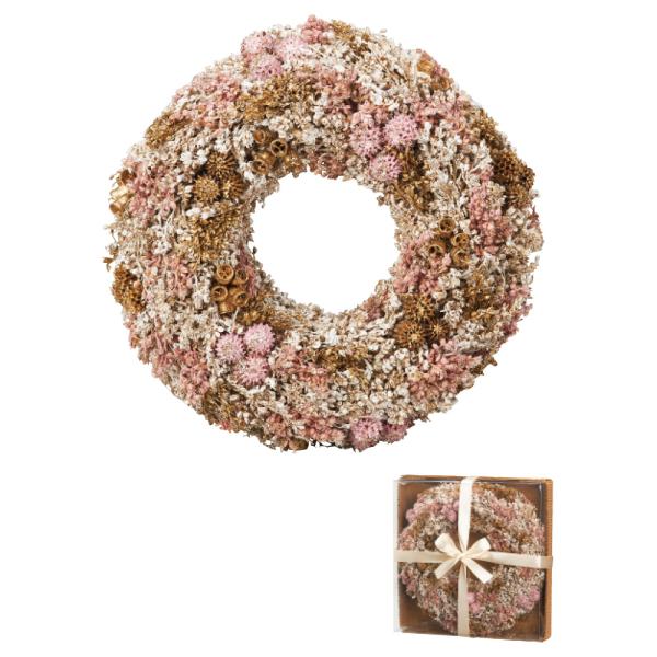 【商品サイズ】(素材) 直径21 高さ22 幅21 奥行6.5 (自然素材・スチロール)  (ギフトボックス入) ※単位はセンチ(10_dras)( 15_asoh )( allp5 )( 2020AWasc ) リース アレンジメント 花...