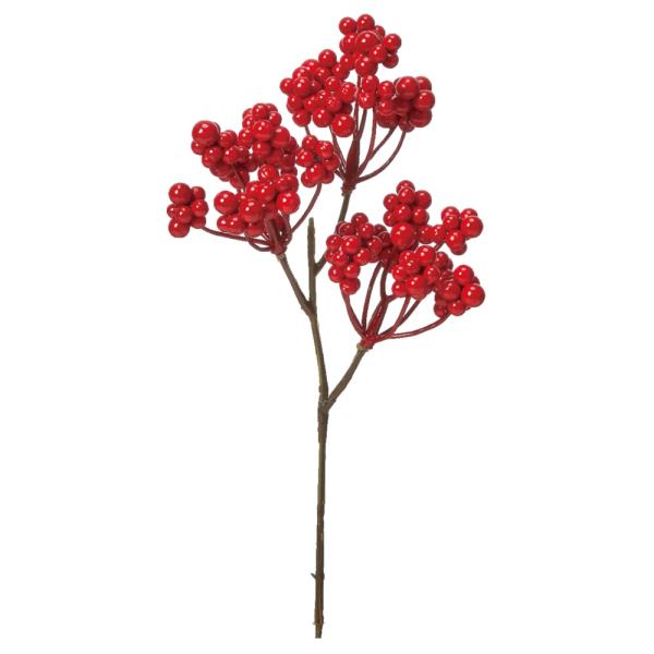 【商品仕様】（素材）※単位はセンチ全長22 房1.7〜2 (ポリエチレン・スチロール)( 2025AWasc )( allp5 )( csggr )( rdgdbrry ) 木の実 縁起物 お正月 お正月アレンジ お正月花材 和 和風 和モ...