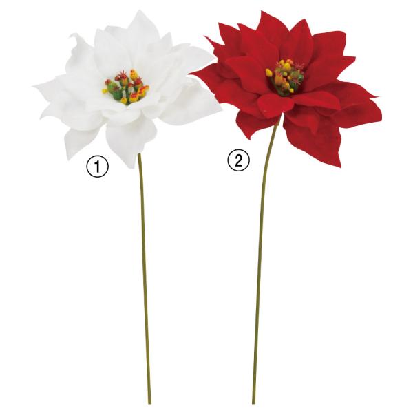 【商品仕様】(素材)全長24 花径12 (ポリエステル・ポリエチレン)※単位はセンチ(2024AWasc)( 15_asoh )( allp5 ) クリスマス クリスマスフラワー クリスマスアレンジ インテリアフラワー シルクフラワー アー...