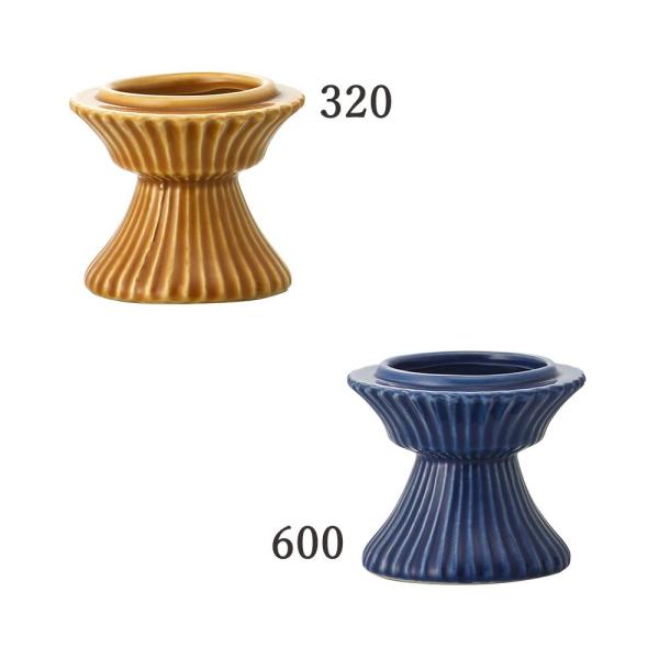 【商品仕様】最大径7cm 高さ6.5cm(内寸:最大径4.5cm)素材：ストーンウェア/釉薬※777-193・960-509に適応※釉薬の特性上、発色に個体差があります。( fnrl ) 土台 ガラスドーム コンポート インテリア 花資材 ...