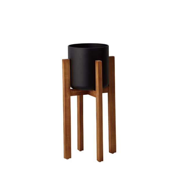 Jo[ |bgJo[ Ƃ悹i Wood stand pot(Ebh X^h |bg) CeA x[X Jo[ ϗtA i` O[ tFCNO[