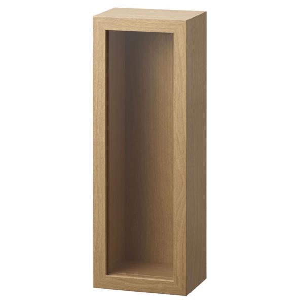 【商品仕様】長辺30cm×短辺11cm×奥行8cm(内寸:長辺27cm 短辺7.5cm 奥行6.5cm)素材:MDF・紙・ガラス※本商品はMDFに紙貼りを施しており、水に弱いためお手入れの際は乾いた布をご使用ください。※木目調の紙を使用して...