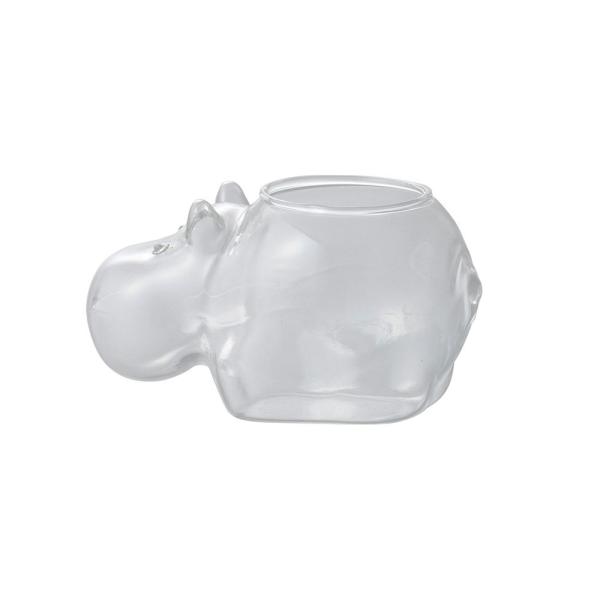 Clay（クレイ） ガラス ベース とりよせ品 Animals hippo(アニマルズ