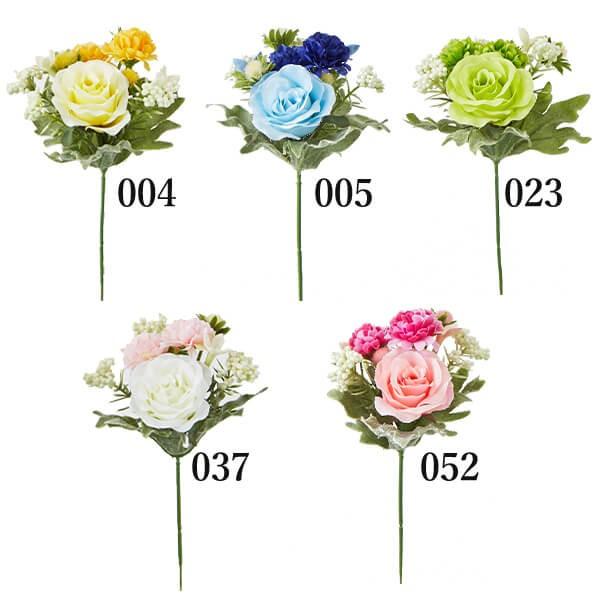 【商品サイズ】(素材)花径4cm(ローズ)幅8cm全長18cm(ポリエチレン・ポリエステル)( allp5 ) インテリア インテリアフラワー フェイクフラワー シルクフラワー インテリアグリーン フェイクグリーン アートフラワー イミテー...