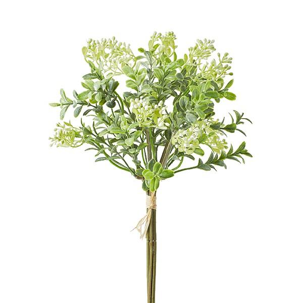 造花 グリーン とりよせ品 花びし ミニリーフバンドル 5本 束 ホワイト グリーン Hnb Gw0017 造花ドライフラワー専門問屋花びし 通販 Yahoo ショッピング