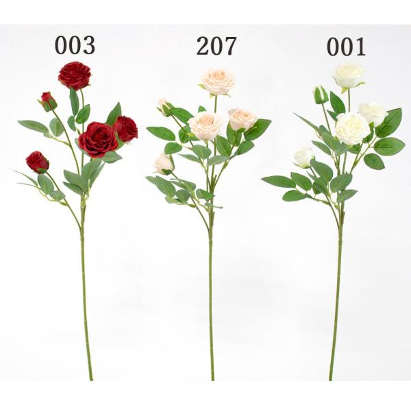 【商品仕様】(素材）花径3~5cm全長44cm(ポリエステル・ポリエチレン）( allp5 ) バラ 薔薇 カップ咲き 白 ピンク 赤いバラ レッド インテリア インテリアフラワー フェイクフラワー シルクフラワー インテリアグリーン フェ...