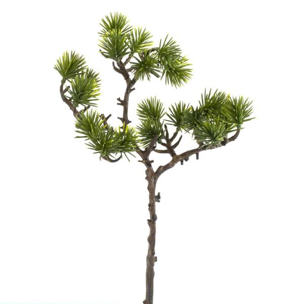 【商品仕様】（素材）幅15cm/全長35cm(PVC)( nwyrslk )(allp5 ) マツ 松葉 お正月 お正月アレンジ お正月花材 縁起物 グリーン 緑 造花 シルクフラワー イミテーション アーティフィシャルフラワー フェイク ...