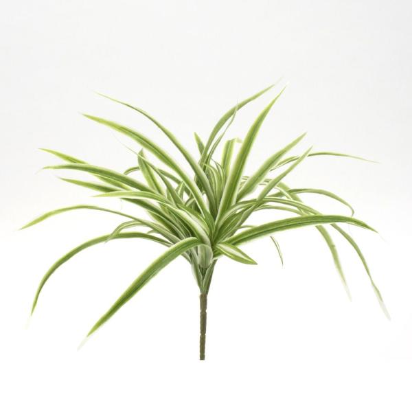 【商品仕様】(素材)幅40cm全長33cm(ポリエステル(R)・ポリエチレン(R))※この商品は、一部再生素材を使用しています。( allp5 ) オリヅルラン スパイダープラント ブッシュ フェイクグリーン リーフ 葉物 インテリア パー...