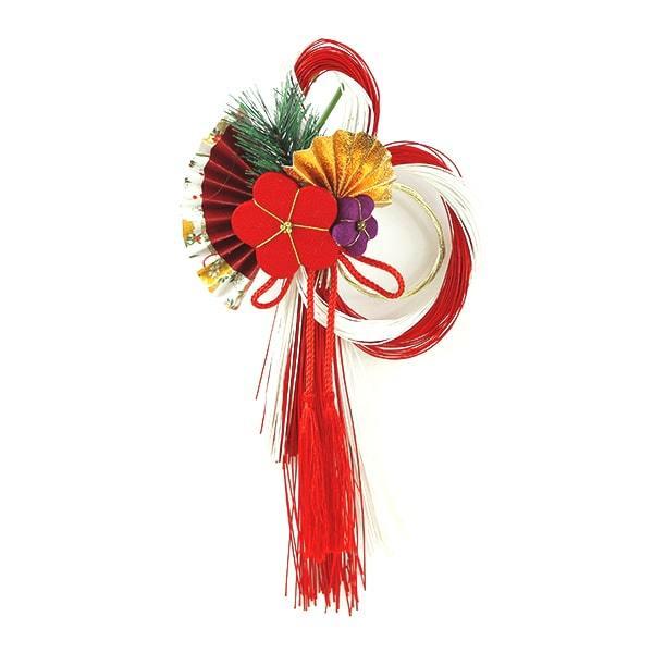 お正月飾り 即日出荷 特価 送料無料 ちりめん梅の水引飾り レッド モダン おしゃれ しめ縄 注連縄 しめなわ 玄関 壁掛け リース 和 Mkk Hsk 4616 造花ドライフラワー専門問屋花びし 通販 Yahoo ショッピング